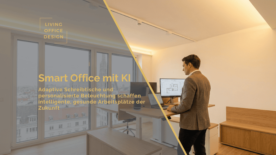 Intelligentes Büro mit KI und nachhaltigem Design.